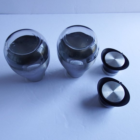 Stainless Steel/Glass Cruet Set 6.5" H - Picture 5 of 7